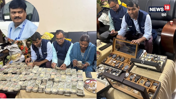 70 लाख कैश, 48 महंगी घड़ियां, 3 करोड़ की… ADM के घर मिला खजाना, रजिस्ट्रार पत्नी का भी खुला राज