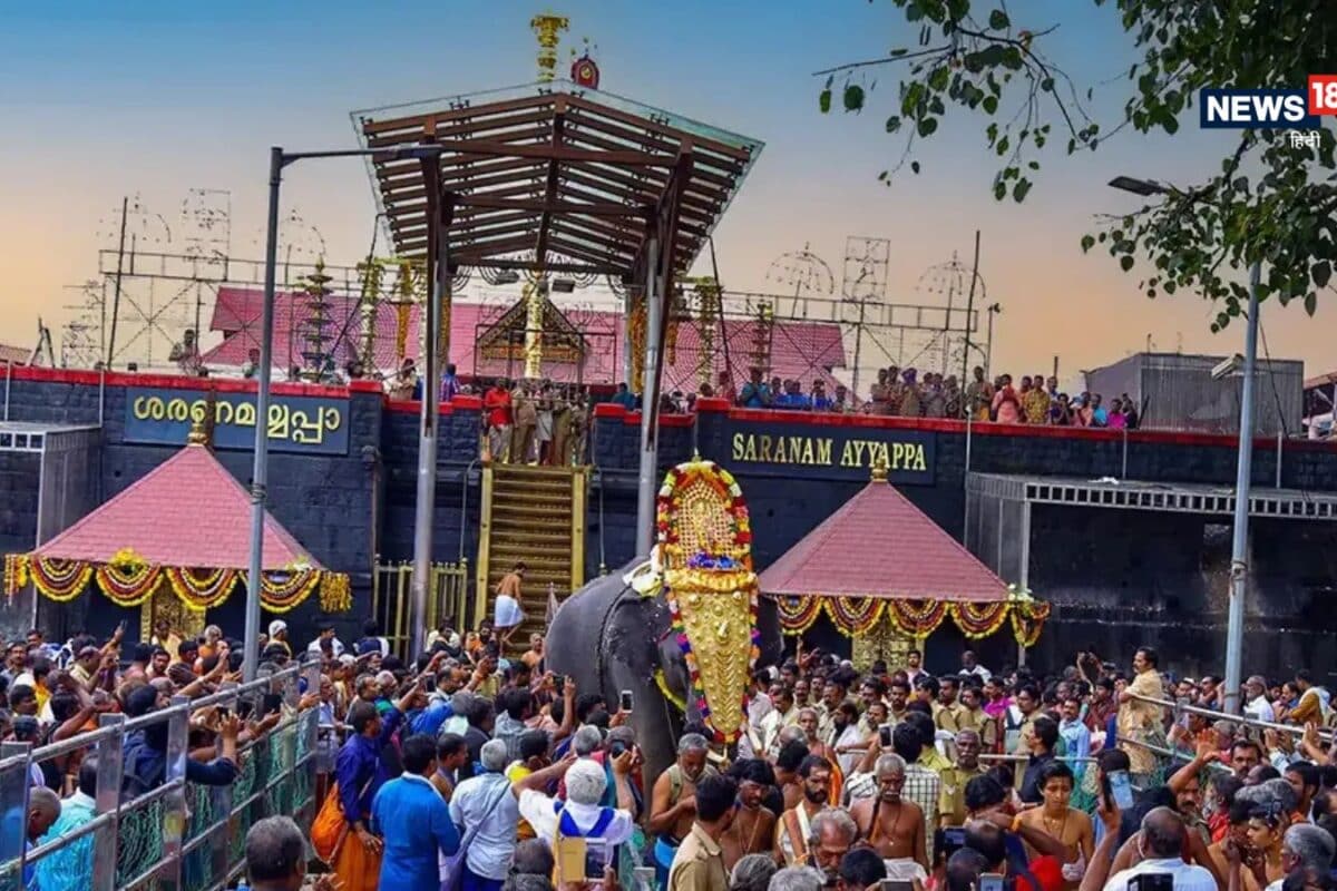 सबरीमाला में फिर चोरी इसबार सोने का मुकुट गायब असली की जगह मिला नकली