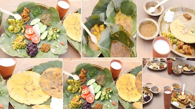 Satvik Food in Rajasthan : शुद्ध सात्विक खाना अब गांवों में नसीब नहीं हो पाता. आधुनिकता ने गांवों को सबसे ज्यादा प्रभावित किया है. मिट्टी के बर्तन अब वहां भी कम ही देखने को मिलते हैं. चूल्हे की रोटी मिलती है तो बाकी चीजें सात्विक नहीं रहतीं. शहरों में शुद्ध सात्विक भोजन की कल्पना ही नहीं की जा सकती. शहरों की भागदौड़ से दूर राजस्थान में एक ऐसी जगह है जहां पर खेतों के बीच में मिट्टी के बर्तनों में गाय के घी से तैयार शुद्ध भोजन मिलता है. सबसे दिलचस्प बात यह है कि भोजन खेतों में उगाई गई ऑर्गेनिक फसल से ही तैयार किया जाता है. बाजार से कोई सामान खरीदकर नहीं लाया जाता है. थाली कितने की है, कैसे यहां पर पहुंच सकते हैं, आइये जानते हैं.......