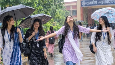 यूपी में बारिश को लेकर जारी किया गया अलर्ट. (एआई इमेज)