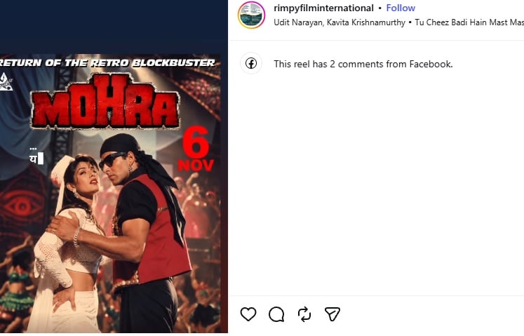Mohra re-release