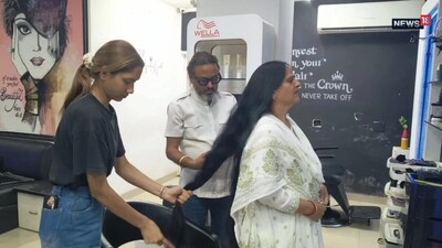 Bhilwara Hair Donation: भीलवाड़ा की मंजू ने कैंसर पीड़ितों के लिए दान किए 50 इंच लंबे बाल