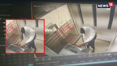 भरतपुर में एक्सिस बैंक के एटीएम से छेड़छाड़, सीसीटीवी तोड़ा.