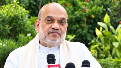 अमित शाह ने गुजरात निकाय चुनावों के नतीजों पर बात की. (PTI)