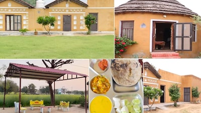 Vedic Hut In Rajasthan : शहरों में रोज़मर्रा की भाग-दौड़ थका देती है. सप्ताह में 5-6 दिन जी तोड़ काम करने के बाद वीकेंड पर एक ऐसी जगह पर विजिट करने का मन करता है जहां आराम हो. हेल्थ और संस्कृति का भी मिश्रण हो तो सोने पर सुहागा. राजस्थान में एक ऐसी अनोखी झोपड़ी बनी हुई है जहां जो शरीर को डिटॉक्स करती है. टेंशन को दूर भगाती है. यहां पुरानी भारतीय प्राकृतिक चिकित्सा पद्धतियों से इलाज भी किया जाता है. यहां पर वैदिक-सनातन पद्धति से बना राजस्थानी खाना खाना मिलता है. बागवानी-खेती करने का मौका मिलता है. साथ ही ऐतिहासिक हवेली की सैर करने क मौका मिलता है. राजस्थान में यह सुकूनभरी जगह कहां पर है, आइये जानते हैं.....