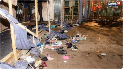 चोरबागान दुर्गा पूजा पंडाल हादसे में 19 लोगों की मौत हो गई थी. (पीटीआई)
