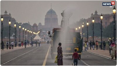 दिल्ली-एनसीआर में एक्यूआई में भारी उछाल देखने को मिला है. (पीटीआई)