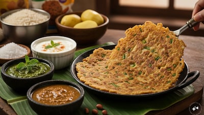 साबूदाना आलू चीला रेसिपी ( एआई फोटो )