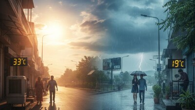 झारखंड में आज कहां पड़ेगी सबसे ज्यादा गर्मी और किन जिलों में होगी बारिश ( एआई फोटो )