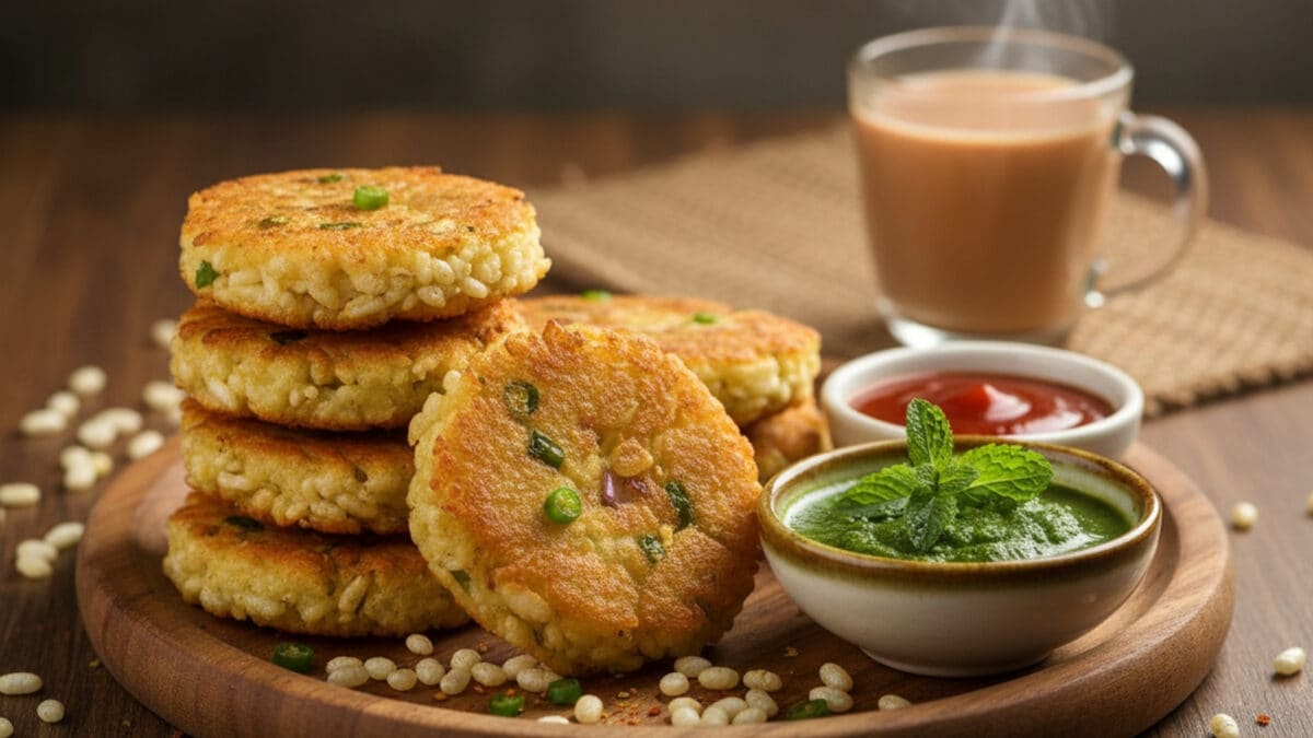 Murmura Tikki Recipe: मुरमुरे से बनाएं चटपटी और कुरकुरी टिक्की, टोमैटो चटनी के साथ लगेगी शानदार - News18 हिंदी
