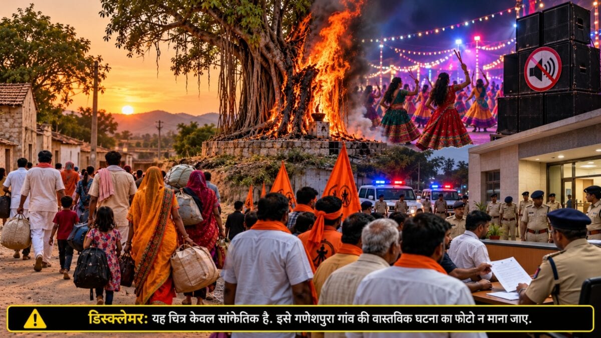साबरकांठा के गणेशपुरा में 75 हिंदू परिवारों ने छोड़ने की दी चेतावनी