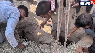 दृष्टिबाधित बच्ची के खुले गटर में गिरने की सूचना से हड़कंप मच गया.