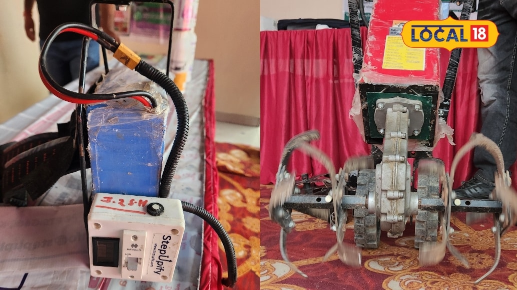 बहराइचः बैटरी पावर वीडर मशीन से किसान कर सकते हैं निराई-गुड़ाई और मिट्टी चढ़ाने का काम सब्सिडी पर उपलब्ध