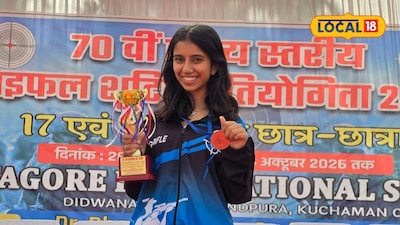 Bhilwara Young Shooter Harsiddhi Wins Silver in State-Level Rifle Shooting