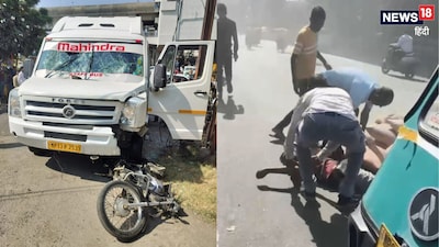 इंदौर में चोरी के ट्रैवलर ने मचाया कहर.