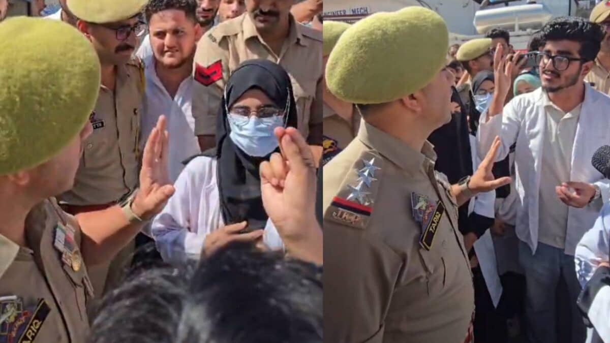 डोडा मेडिकल कॉलेज में हिजाब पर बवाल, एसएचओ का वीडियो वायरल