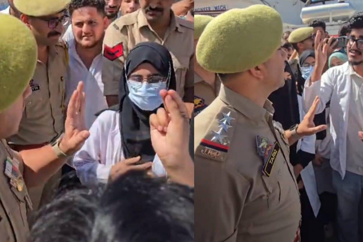 हिजाब को लेकर कश्‍मीर में बढ़ा बवाल छात्राएं लगाने लगीं नारा-ए-तकबीर SHO बोले- ‘यह अस्पताल है इस्लामिक कॉलेज नहीं’
