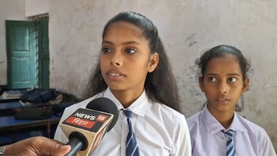 विद्यालय की छात्राओं ने 'जीरो वेस्ट थाली' नाम से एक प्रोजेक्ट तैयार किया है.