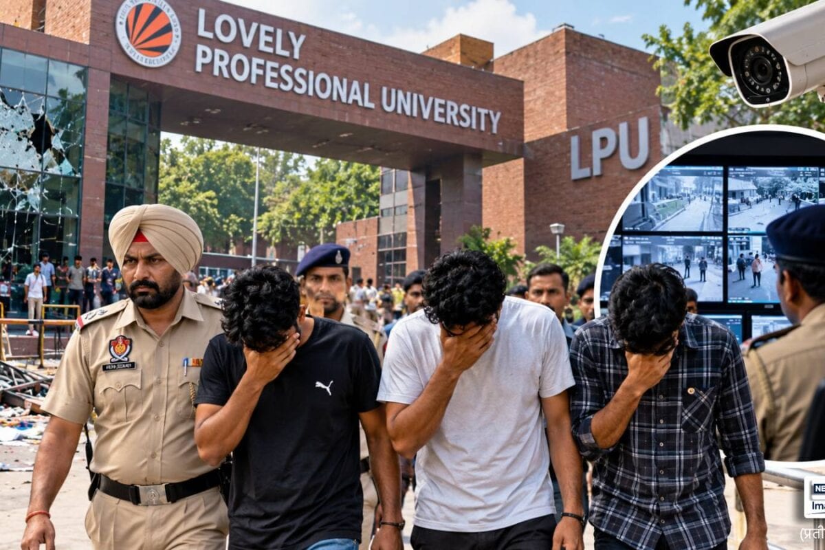 LPU हिंसा मामले में 3 आरोपी गिरफ्तार CCTV और डिजिटल एविडेंस से पुलिस कर रही बाकी आरोपियों की पहचान