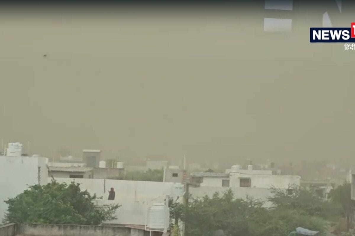Rajasthan Weather Shift: Dust Storm Blankets Bharatpur and Rain Batters Alwar