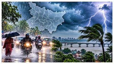 बिहार में 9 अक्टूबर को बारिश और तेज हवा का अलर्ट है.(सांकेतिक फोटो-एआई)