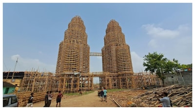 Munger to feature 170-foot-tall Durga Puja marquee resembling Malaysia's Twin Towers