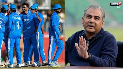 भारतीय क्रिकेट टीम और मोहसिन नकवी (फोटो-BCCI/X)