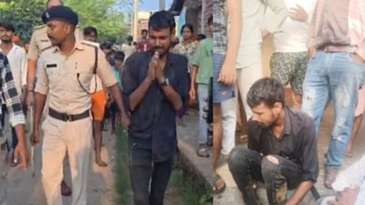 ग्रामीणों की मदद से कथित आरोपी को पकड़ लिया गया. इसके बाद पुलिस ने उसे हिरासत में ले लिया.