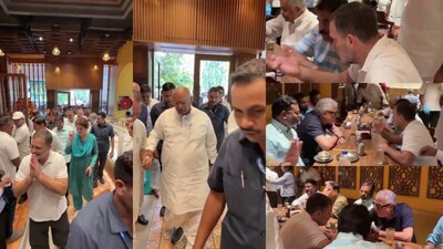 दिल्ली के 'सागर रत्ना' में INDIA ब्लॉक का लंच.