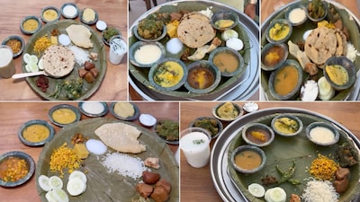 Satvik Bhojan in UP : आपने अक्सर सुना होगा कि साधु को सात्विक भोजन करना चाहिए. गांवों में तो सात्विक भोजन मिल जाता है लेकिन शहरों में तो इसके दर्शन दुर्लभ हो जाते हैं. चूल्हे की रोटी, मक्खन-गाय के घी से चुपड़ी रोटी, मिट्टी के बर्तनों में बनी दाल-सब्जी अगर मिल जाए तो आत्मा तृप्त हो जाती है. बड़े-बड़े होटलों में व्यंजन जरूर बन जाते हैं लेकिन इनमें वो स्वाद नहीं होता जो सात्विक भोजन में होता है. शहरों की भागदौड़ से दूर यूपी के एक शहर में आज भी सतयुगी भोजन मिलता है. सनातन पद्धति से तैयार किया जाता है. थाली 20 व्यंजन मिलते हैं. सात्विक थाली कितने में मिलती है, आइये जानते हैं........