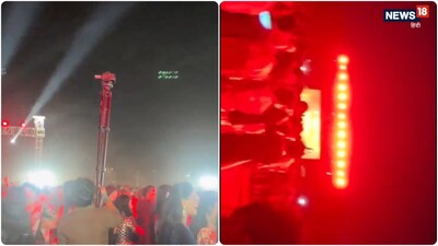 डांडिया हादसे में एक छात्रा की मौत हो गई और 12 अन्य घायल हो गए.