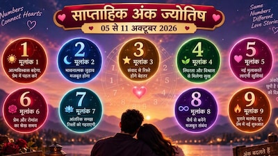 साप्ताहिक अंक ज्योतिष, 05 से 11 अक्टूबर 2026. (Photo: AI)