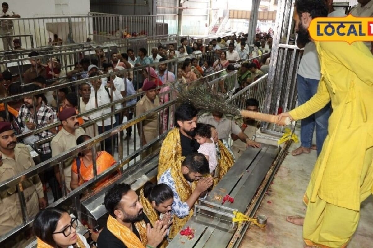 Former Indian Fast Bowler Ishant Sharma Visits KhatuShyam Ji Temple to Seek Blessings