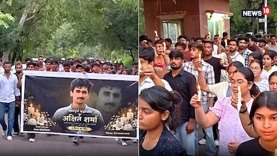 कोटा स्थित राजस्थान तकनीकी विश्वविद्यालय में अक्षित शर्मा की मौत के बाद छात्रों का आंदोलन तेज