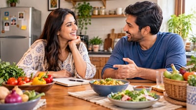 पति-पत्नी के बीच ‘आज क्या खाएं?’ इतना मुश्किल क्यों? (Image-AI generated)