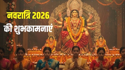 नवरात्रि की शुभकामनाएं (Photo-AI GENERATED)