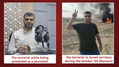 इजरायल ने बताया हमास कमांडर, फिलिस्तीनी मीडिया कह रहा है पत्रकार. (Credit-X/Israel Defense Forces)