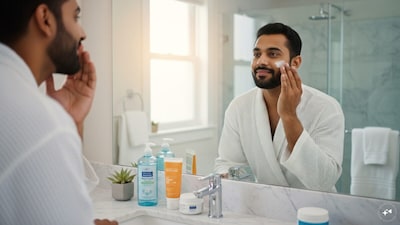 Groom Skincare Tips: शादी से पहले 5 आसान टिप्स (Image-AI generated)