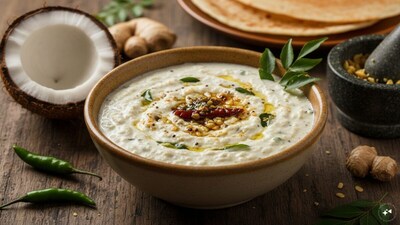बनाइए टेस्टी नारियल की चटनी. Image AI