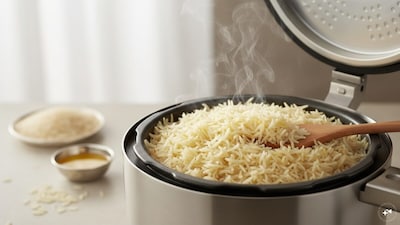 Make Perfect Fluffy Rice in a Pressure Cooker with This Easy Trick