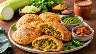 लौकी की खस्ता कचौड़ी बनाने की आसान रेसिपी (इमेज AI)