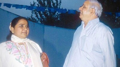 कांशीराम पहली बार संसद किसकी मदद से पहुंचे थे?