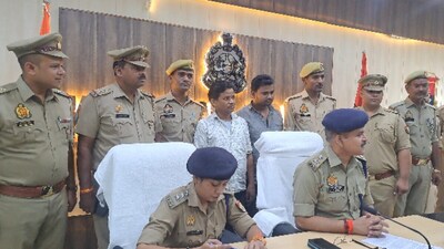कासगंज में पुलिस की कार्रवाई