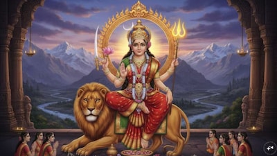 मां कात्यायनी पूजा विधि, भोग और राशि अनुसार उपाय (Image-AI generated)