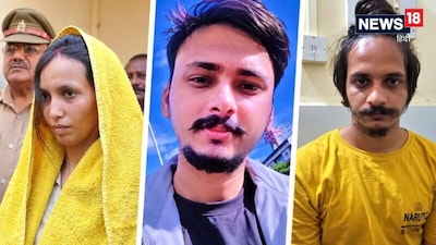 मुस्कान रस्तोगी और साहिल ने मिलकर सौरभ (बीच में) की हत्या की थी. दोनों को फांसी की सजा सुनाई गई.