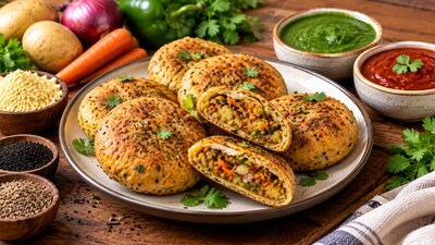गेहूं के आटे का क्रिस्पी नाश्ता, आसान रेसिपी (इमेज AI)