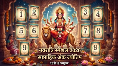 नवरात्रि स्पेशल 2026 12 से 18 अक्टूबर का साप्ताहिक अंक ज्योतिष. (Photo: AI)