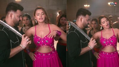रिलीज होते ही छा गया पवन सिंह का गाना. (फोटो साभार- स्क्रीनग्रैब Saregama Hum Bhojpuri)
