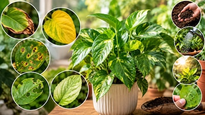 पौधों की पत्तियां दे रही हैं ये संकेत, ऐसे समझें (इमेज AI)