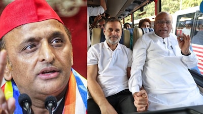 राहुल गांधी यूपी चुनाव को लेकर अखिलेश यादव के साथ सीट शेयरिंग पर बात करने के बजाय दिल्ली में प्रदर्शन करने में जुटे हैं.